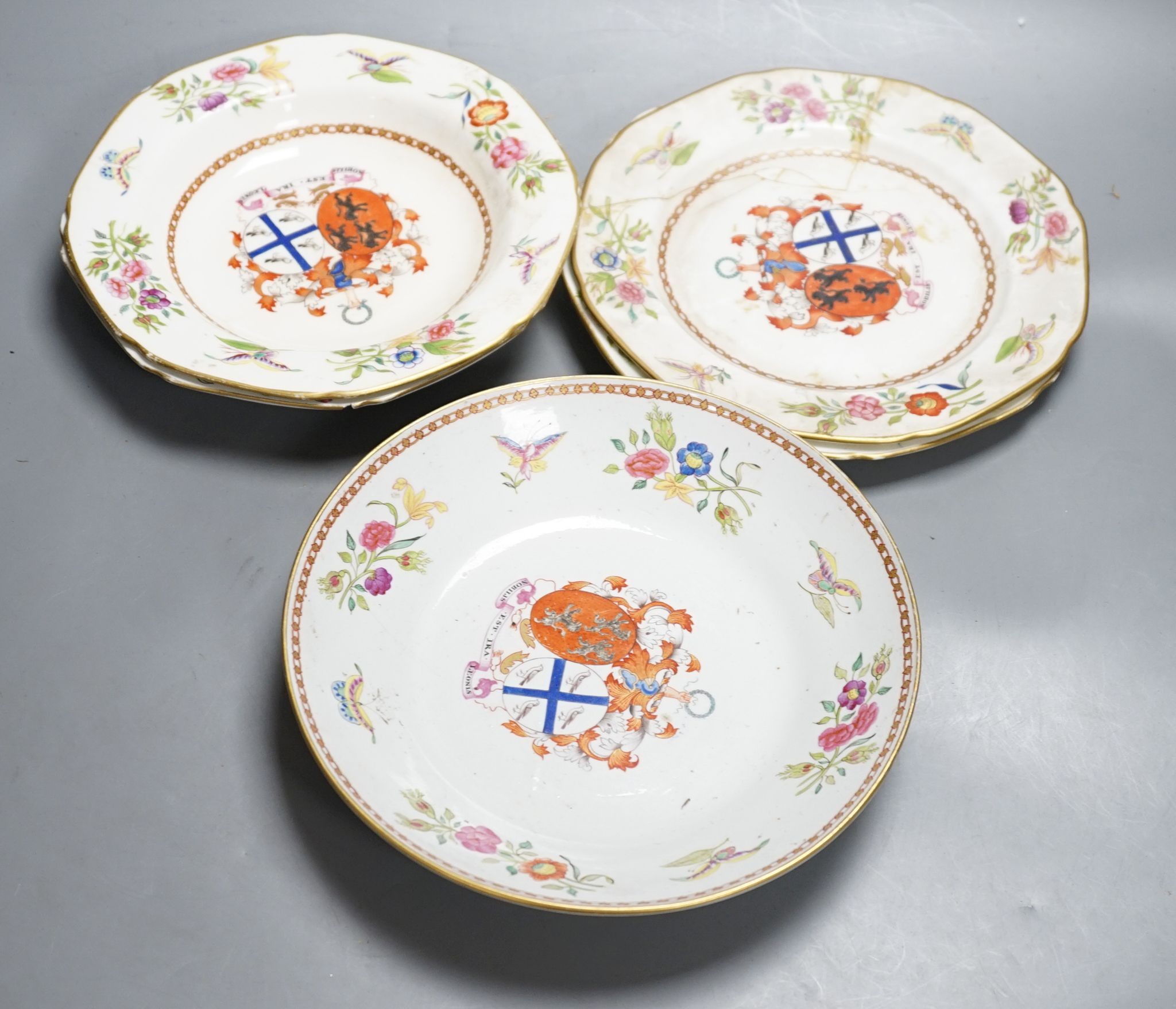 A Spode armorial part service (a.f.)